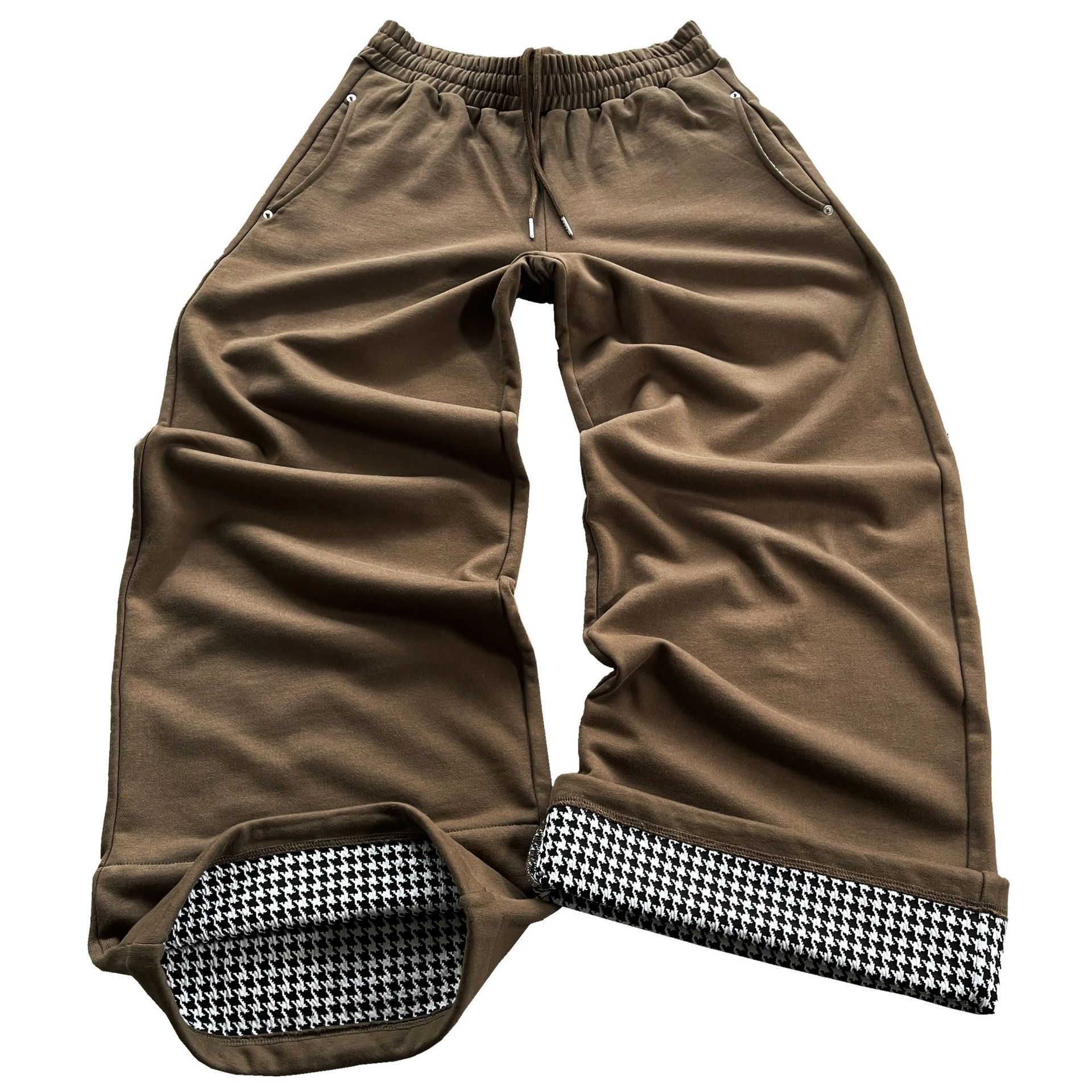 American Autumn Y2g Personality Zipper Sweatpants Loose Men And Women - Image 3