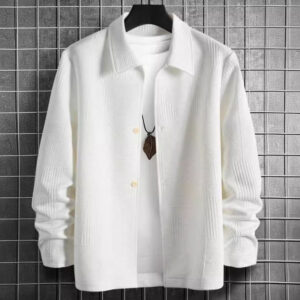Men's Fashion Comfortable Solid Color Shirt Coat